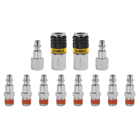 Dewalt INDUSTRIAL COUPLERS & PLUGS 12 PCS DXCM036-0226